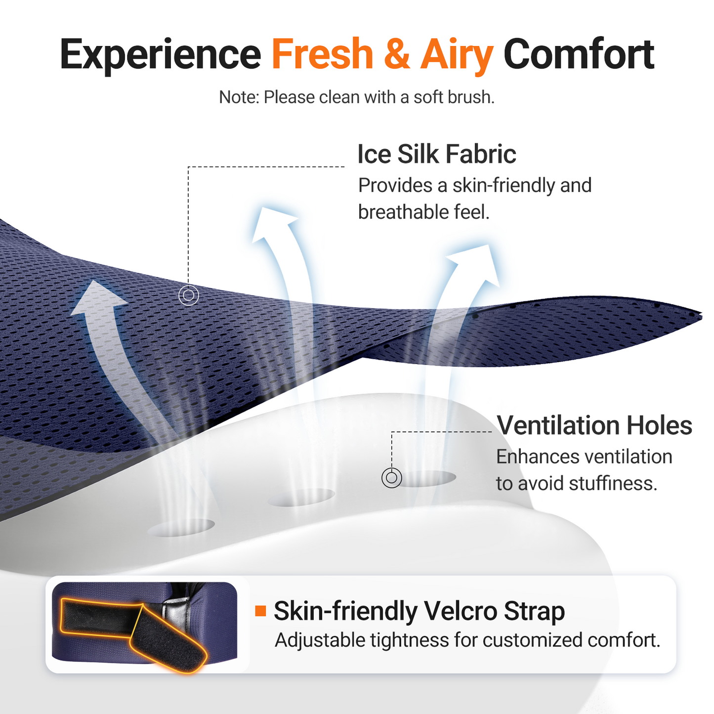 Ergonomic Neck Brace for Neck Pain and Support, Throat-Friendly V-Shape Cervical Collar with Dual Memory Foam for Comfort and Cervical Spine Pressure Relief, Vertebrae Stability